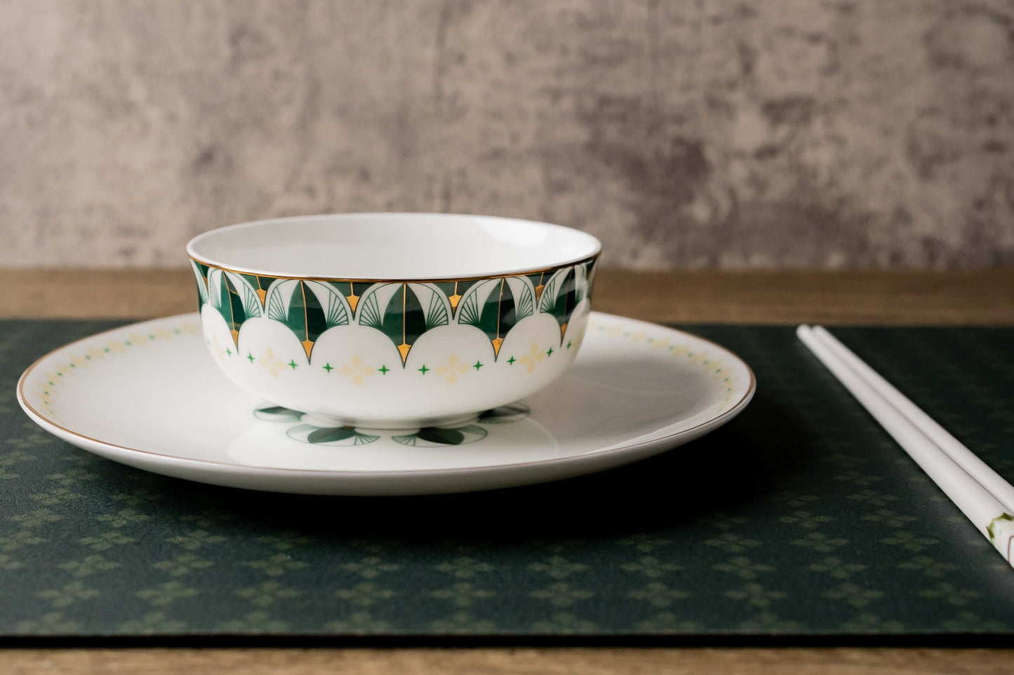 Royal Green Tableware Gift Set
