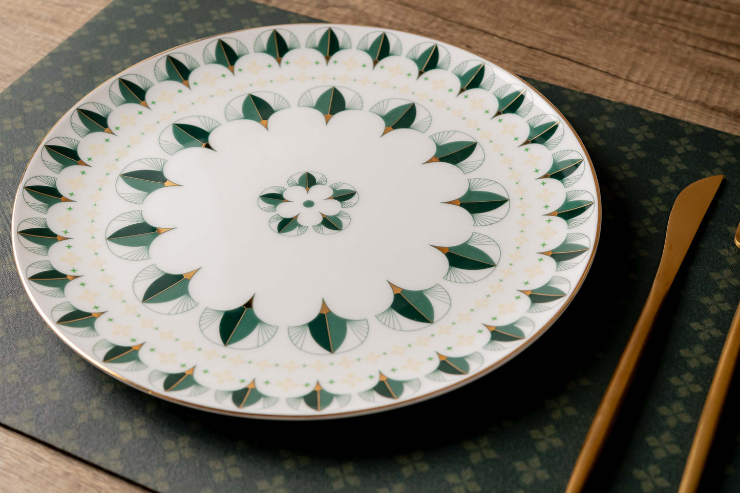 Royal Green Tableware Gift Set